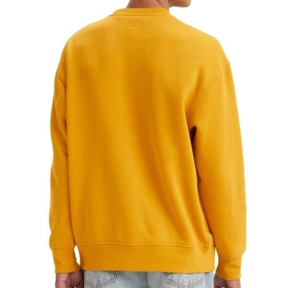 Levi's classic crew relaxed fit super soft fleece logo sweatshirt size XXL - Picture 2 of 3